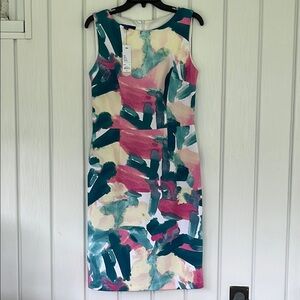 Apt. 9 Multicolor Abstract Midi Dress
